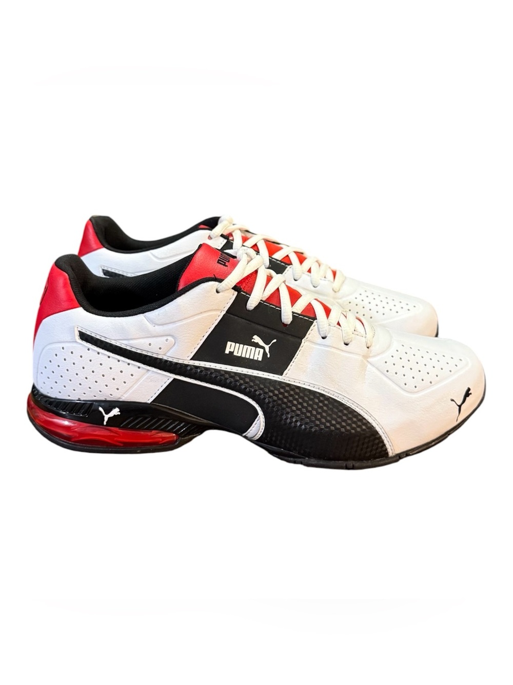 PUMA Cell Surin 2 Cross Training Running Shoes White Red Black Men’s Size 9.5